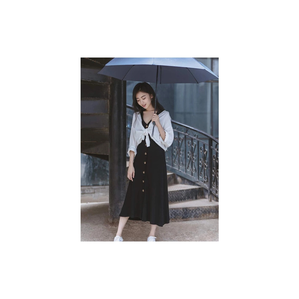 Парасоля Xiaomi RunMi Super Portable Automatic Umbrella Gray (6941413204224) - зображення 7