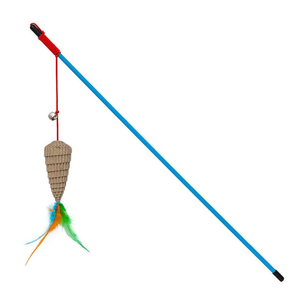 Іграшка для котів Eastland вудка з паперу 8х3.5 см (6970115703032) - зображення 1