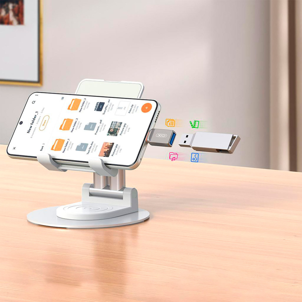 Перехідник OTG USB to USB-C XO (NB281B-СA.tranish) - изображение 5