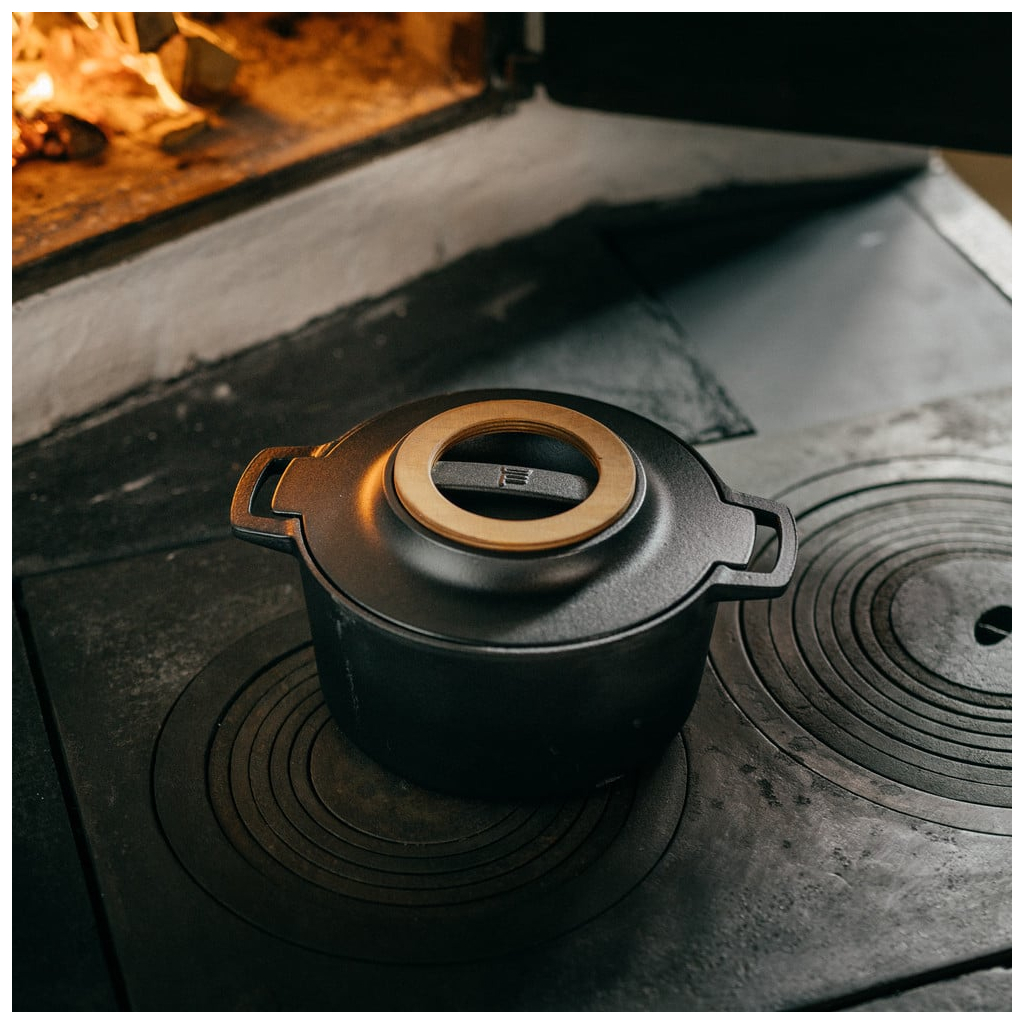 Каструля Fiskars Norden чавунна 4 л чорна (1026565) - изображение 11