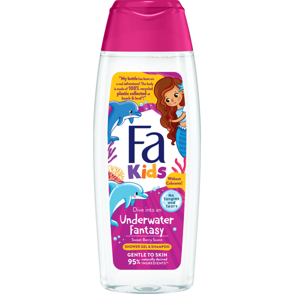 Дитячий гель для душу Fa Kids Русалонька для дівчаток 250 мл (9000100662550) - изображение 3