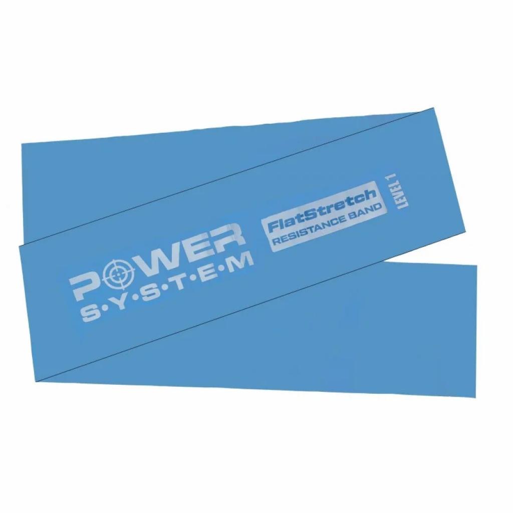 Еспандер Power System PS-4121 Flat Stretch Band Level 1 Blue (PS_4121_Blue) - зображення 1