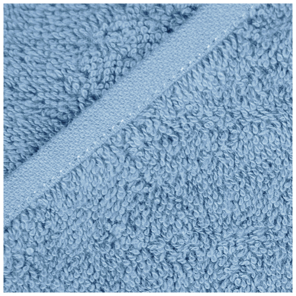 Рушник Ярослав махровий ЯР-500 темно блакитний 70х140 см (37743) - изображение 2