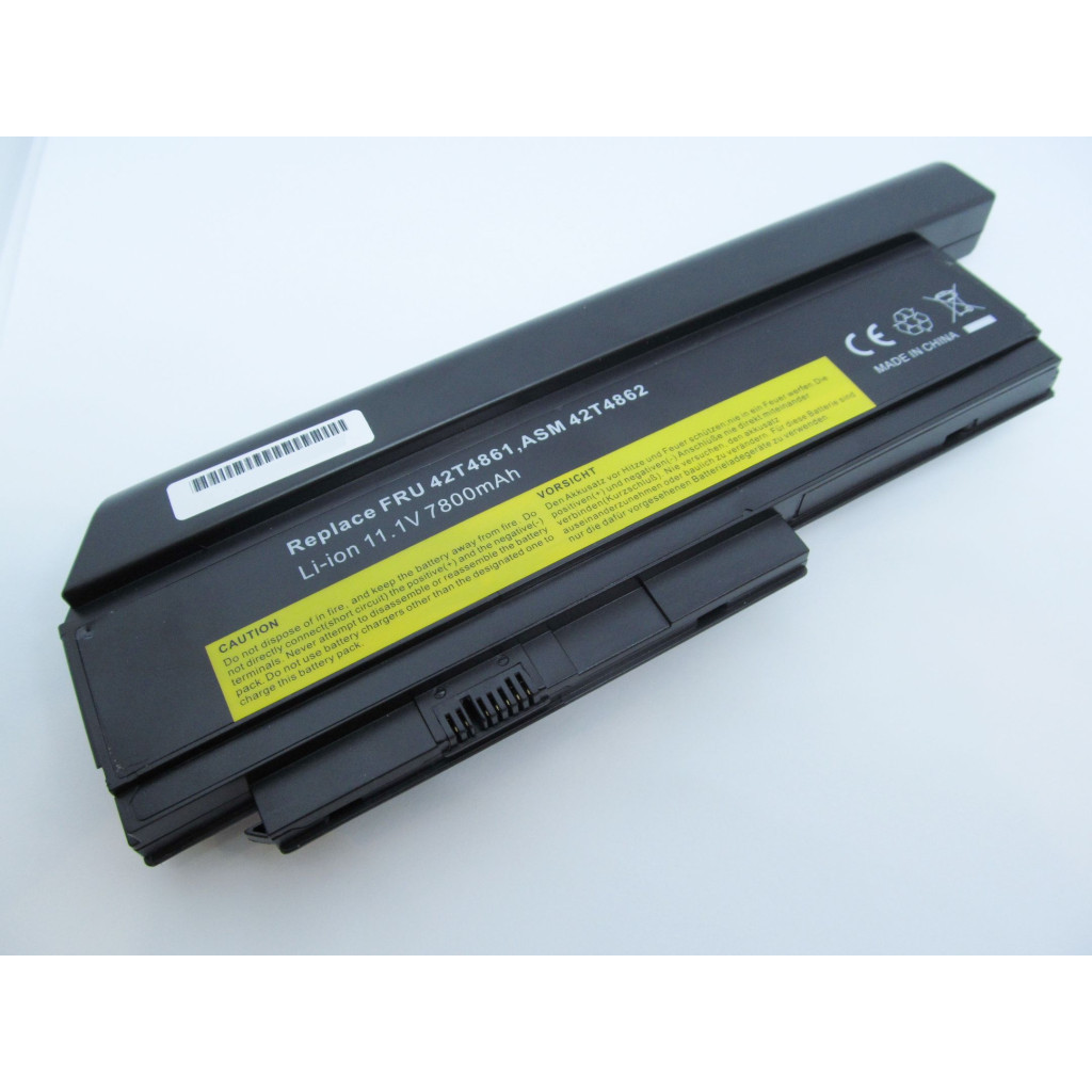 Акумулятор до ноутбука AlSoft Lenovo ThinkPad X230, 7800mAh, 9cell, 11.1V, Li-ion (A47158) - зображення 2