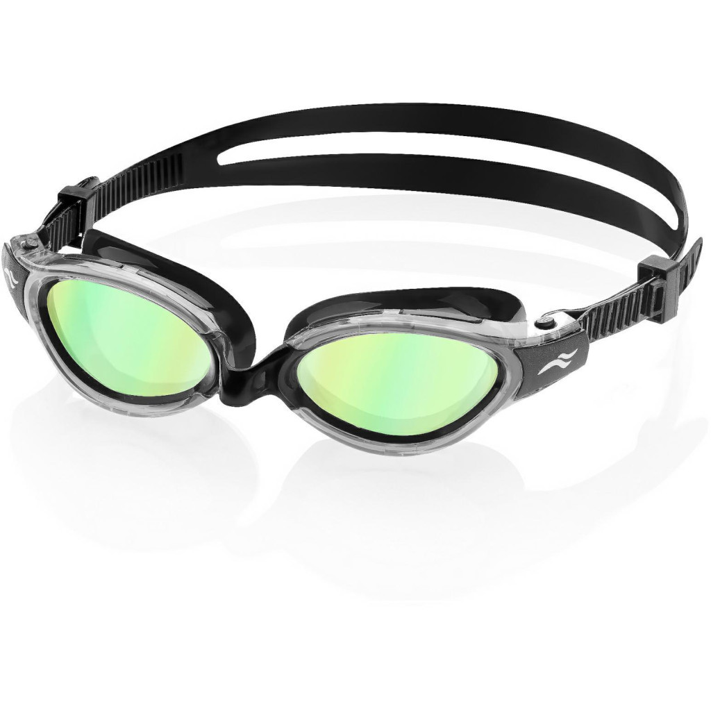 Окуляри для плавання Aqua Speed Triton 2.0 Mirror 283-53 60418 чорний, сірий OSFM (5905718604180) - зображення 1