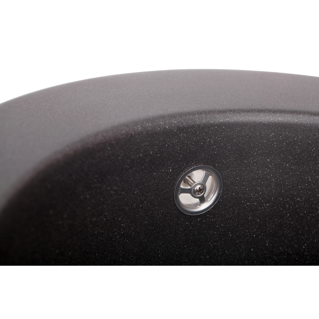 Мийка кухонна GRANADO VITORIA black shine (gr0101) - зображення 3