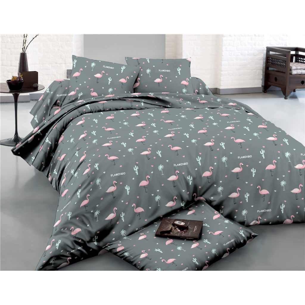 Постільна білизна MirSon Сатин 22-1289-1 Flamingo 110х140 (2200004110097) - зображення 1