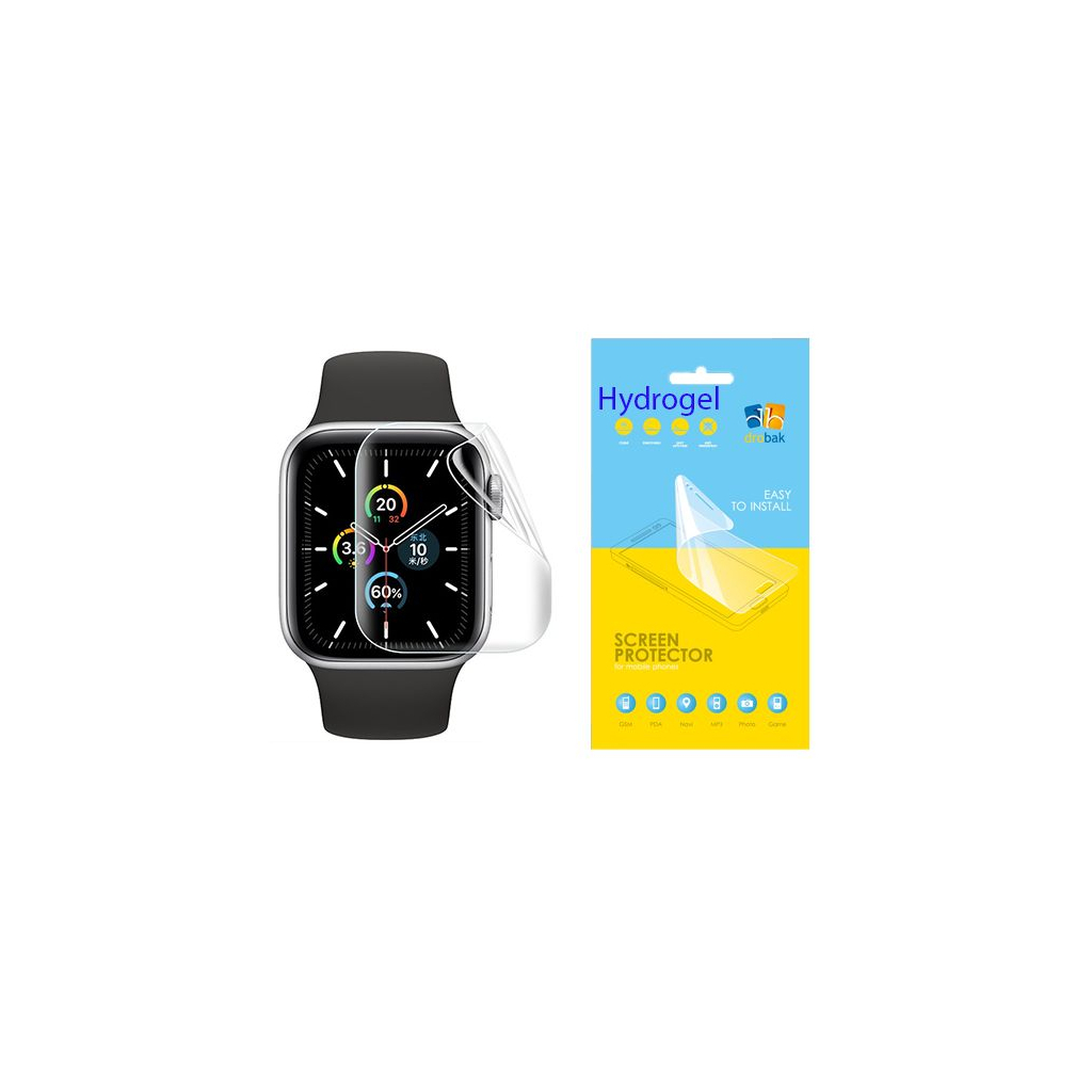 Плівка захисна Drobak Hydrogel Apple Watch Series 7 GPS 45mm (2 шт) (313161) (313161) - зображення 1