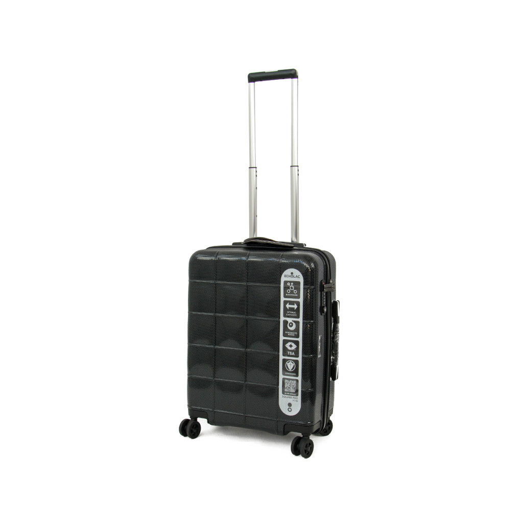 Валіза Echolac Square Pro Black S (EcPC185SA-403-01) - зображення 1