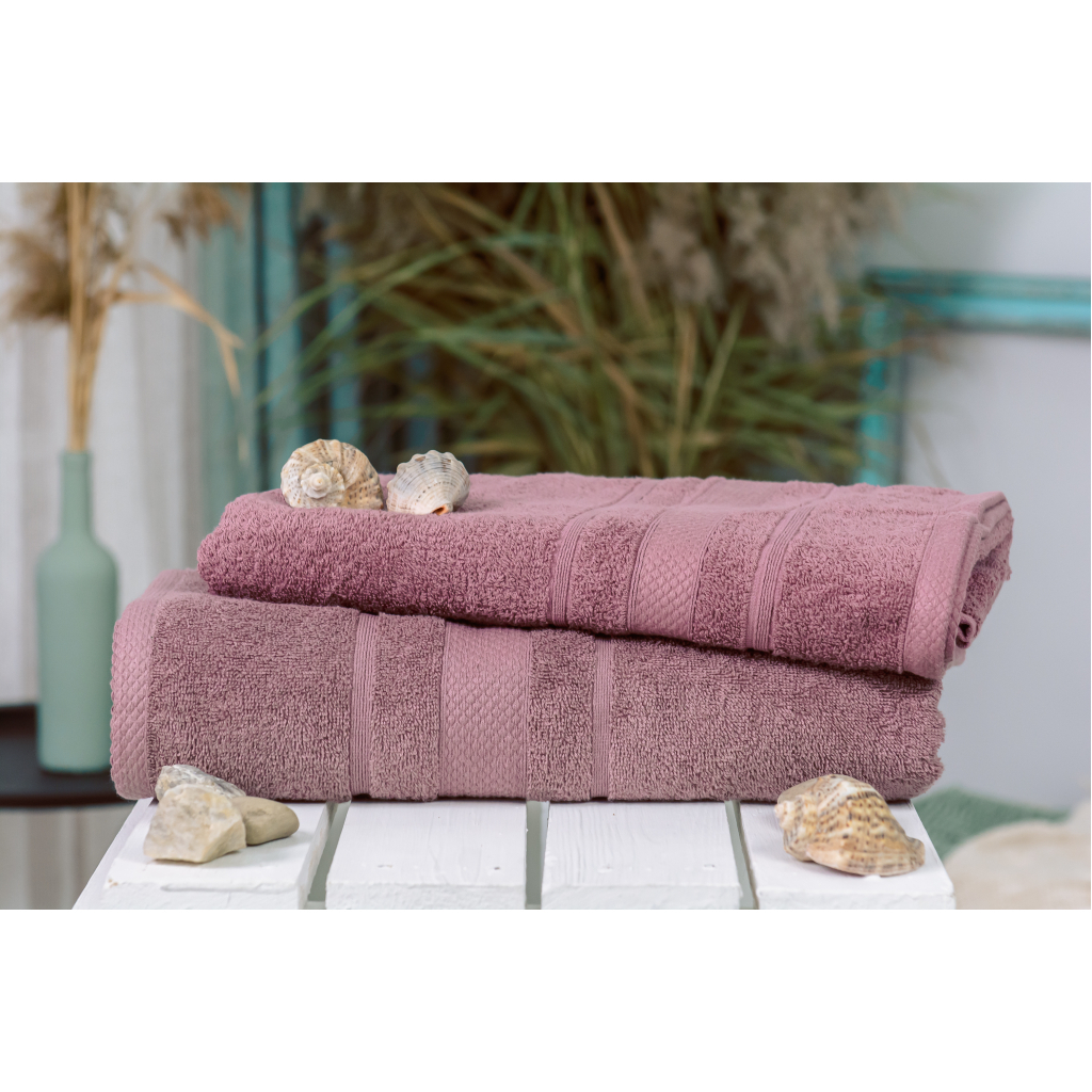 Рушник MirSon набір банних №5083 Elite SoftNess Violet 50х90, 70х140 (2200003960877) - зображення 2