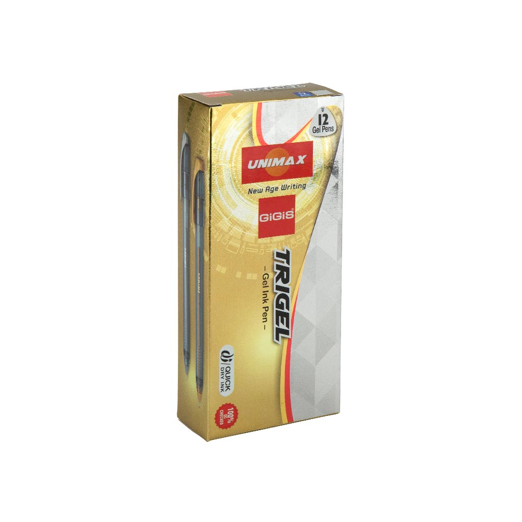 Ручка гелева Unimax Trigel-2, срібна (UX-131-34) - зображення 3