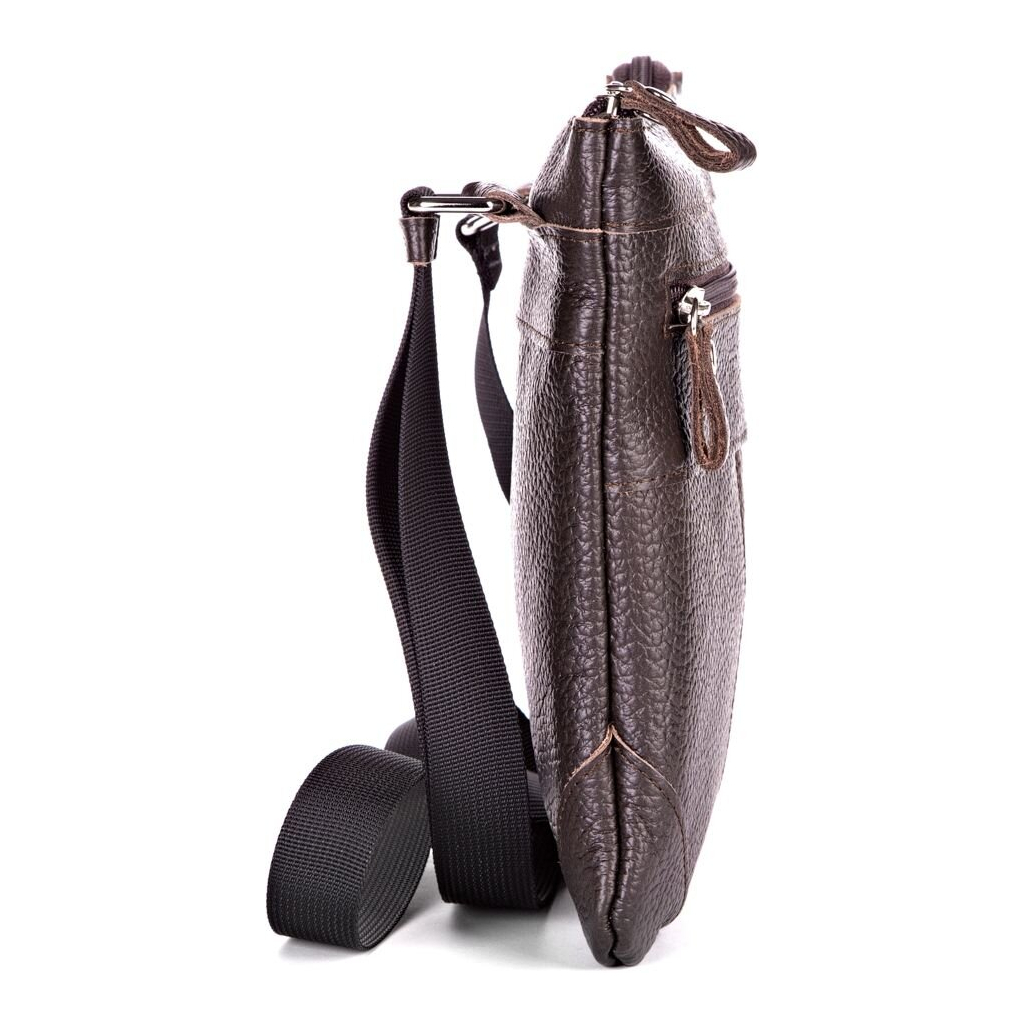 Сумка Shvigel З натуральної шкіри Коричнева (11014) - зображення 7