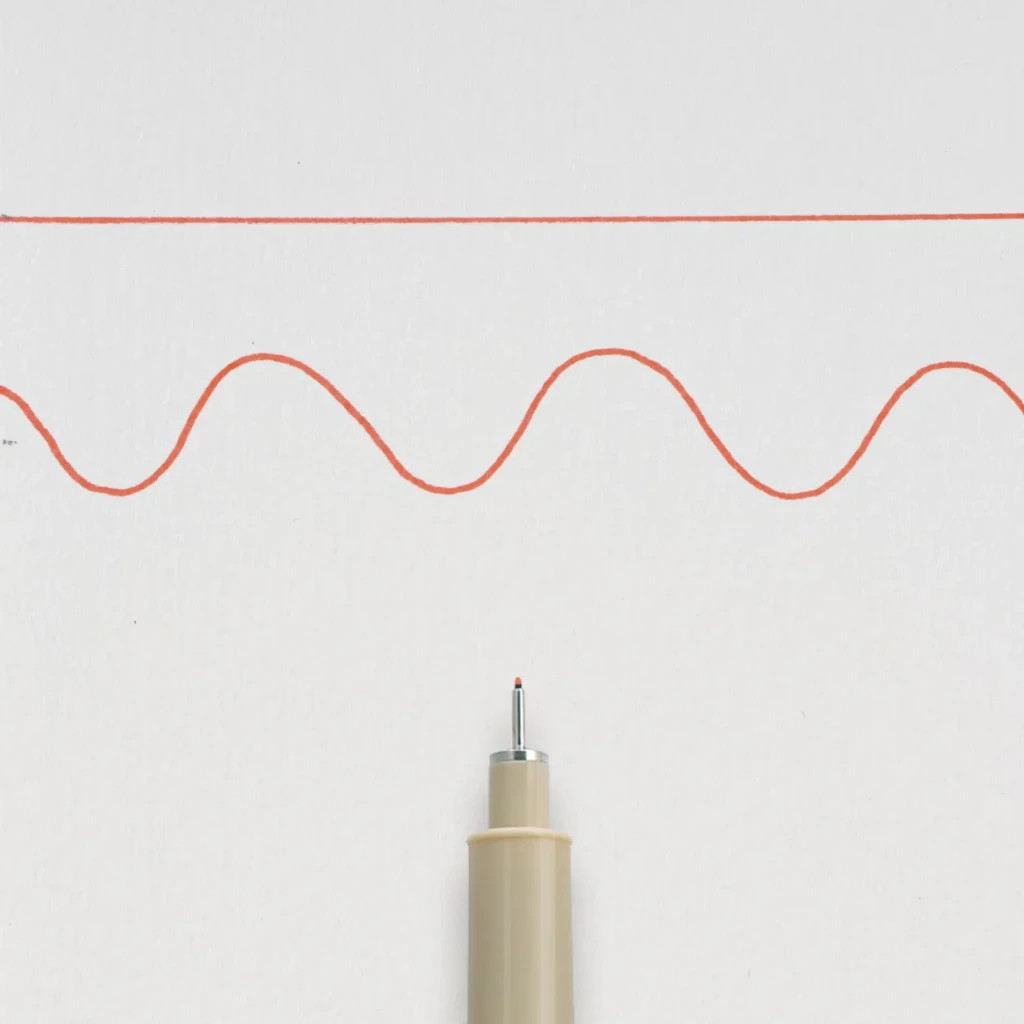 Лайнер Sakura Pigma Micron (0.2) 0,3 мм Червоний (084511318403) - зображення 4