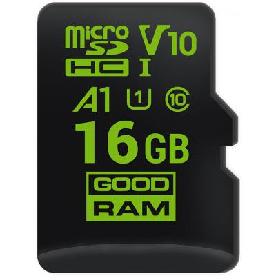 Карта пам'яті Goodram 16GB microSD class 10 UHS-I V30 (M1A0-0160R11-A1) - зображення 1