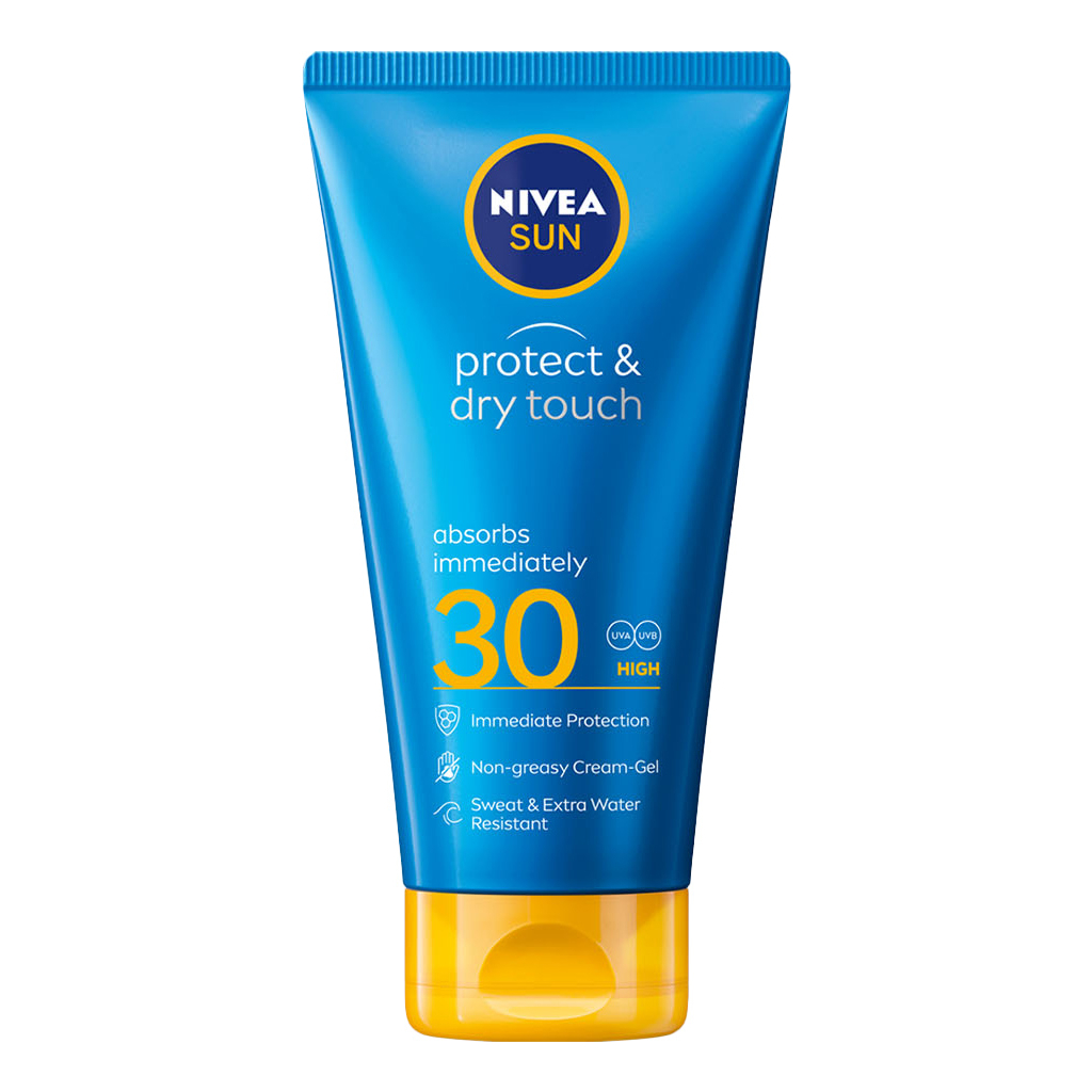 Засіб від засмаги Nivea Sun Сонцезахисний крем-гель Захист та легкість SPF 30 175 мл (4005900702579) - изображение 1
