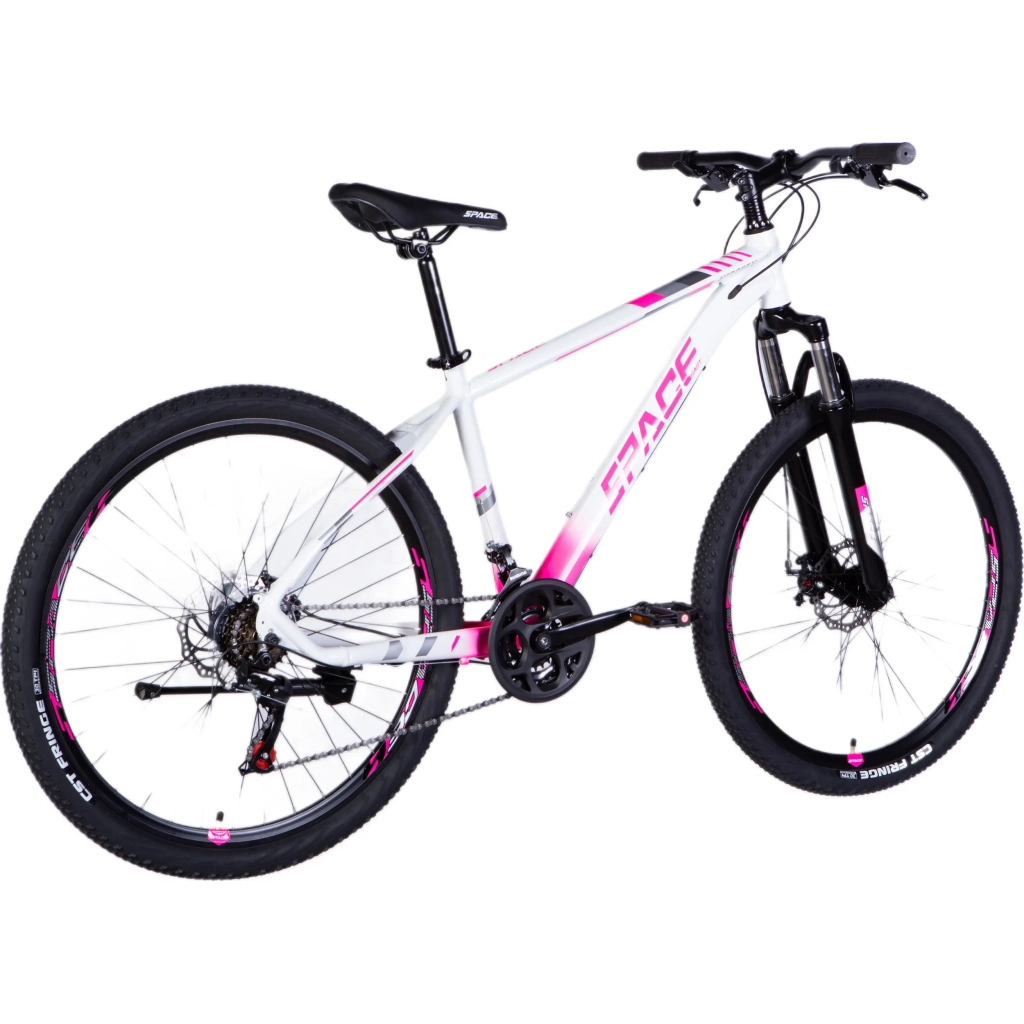 Велосипед Space 27.5" Mercury AM DD рама-17" Al біло-рожевий 2025 (OPS-SP-27.5-030) - зображення 3