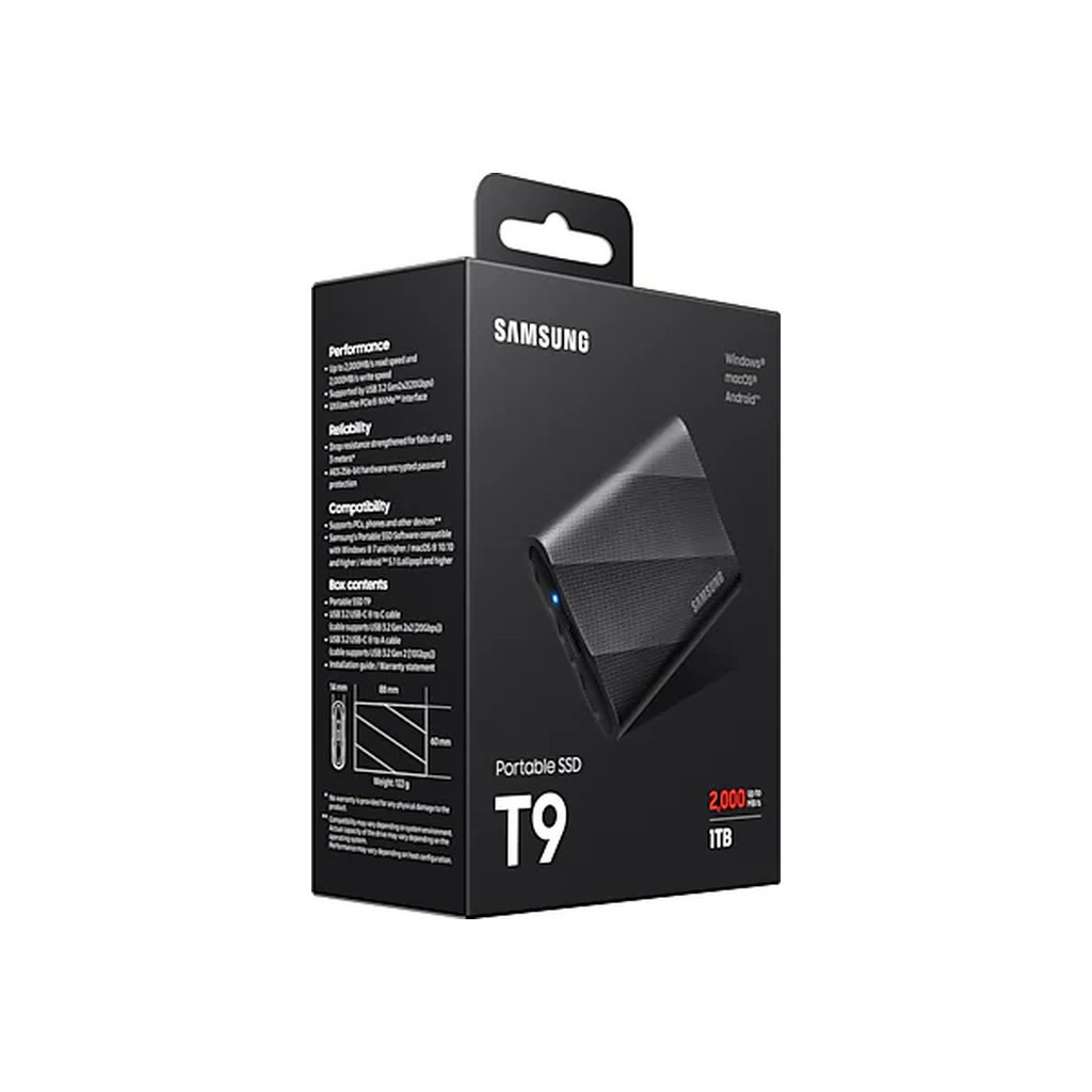 Накопичувач SSD USB 3.2 1TB T9 Samsung (MU-PG1T0B/EU) - зображення 10