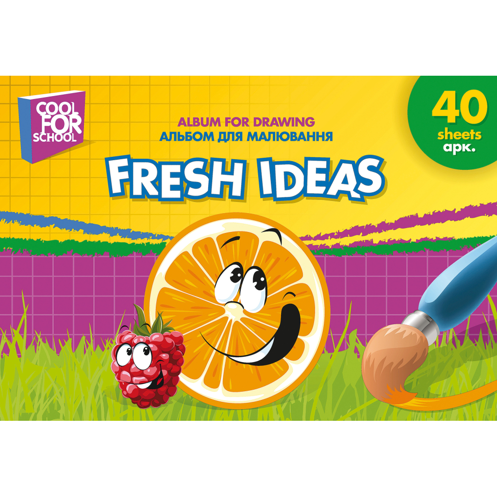 Альбом для малювання Cool For School на пружині, 40 аркушів (CF60904-07) - зображення 1