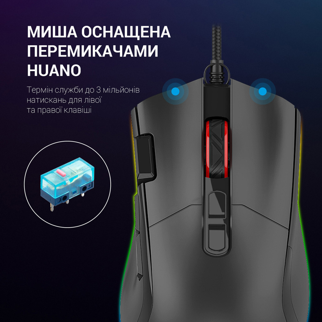 Мишка GamePro GM385 USB Black - зображення 7