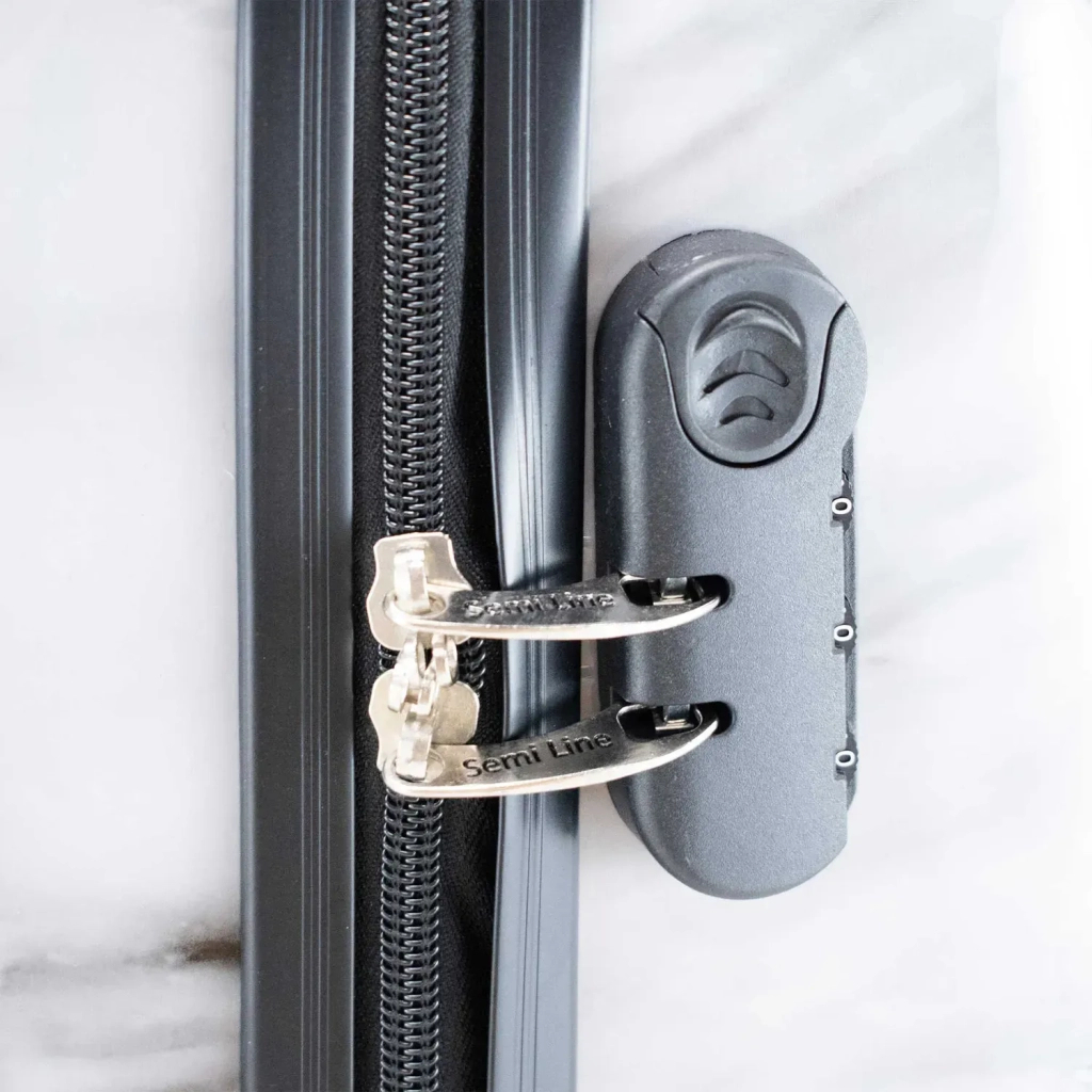 Валіза Semi Line 20" S T5731-1 White Marble (DAS303339) - зображення 7