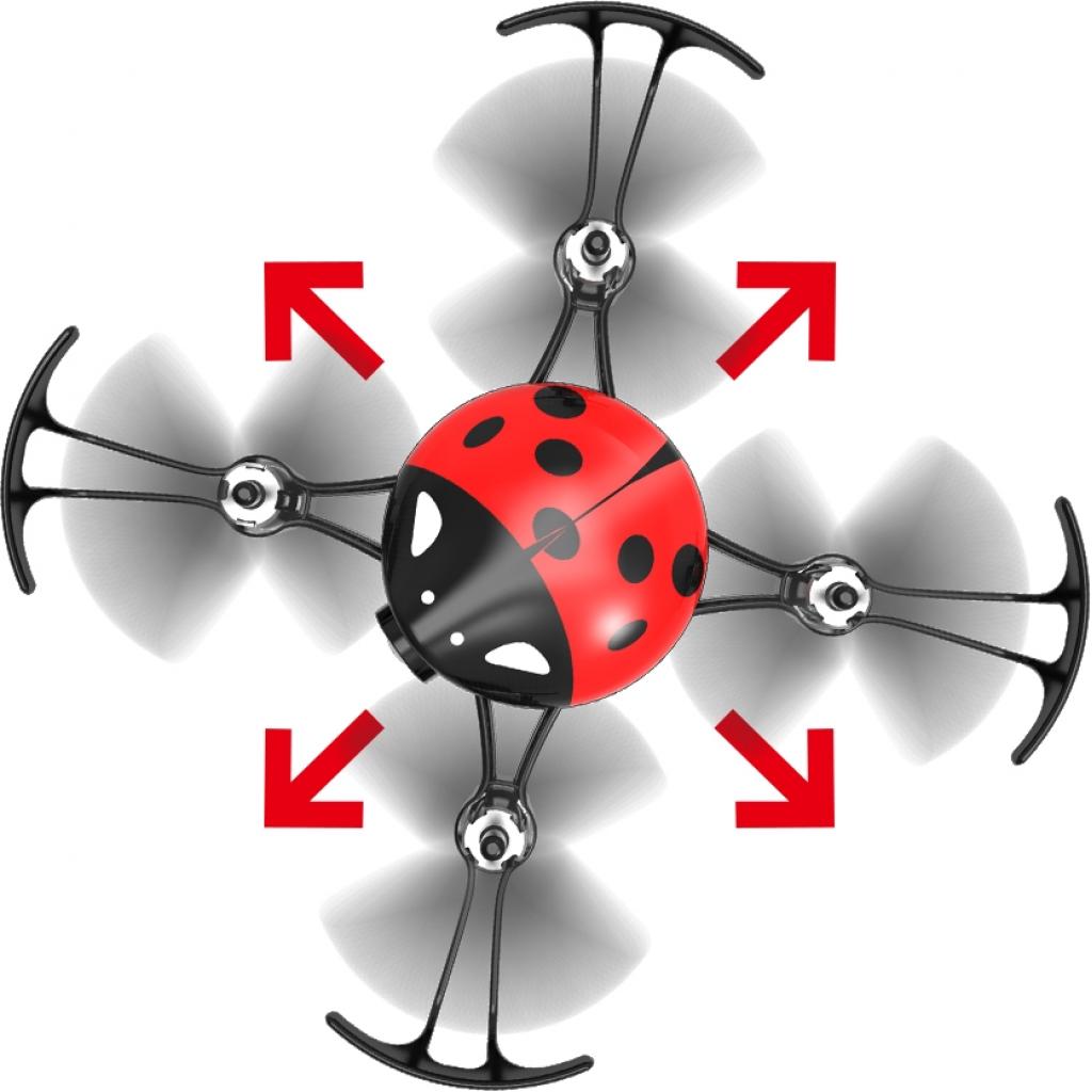Радіокерована іграшка Syma Квадрокоптер 2,4 Ггц 10,3 cм (X27 Red) - зображення 4