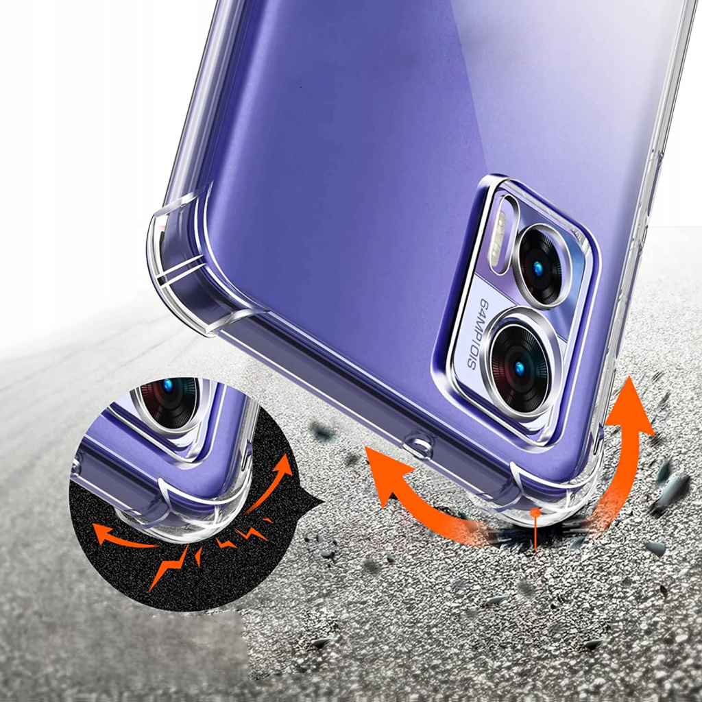 Чохол до мобільного телефона BeCover Anti-Shock Motorola Edge 50 Fusion Clear (712307) - зображення 3