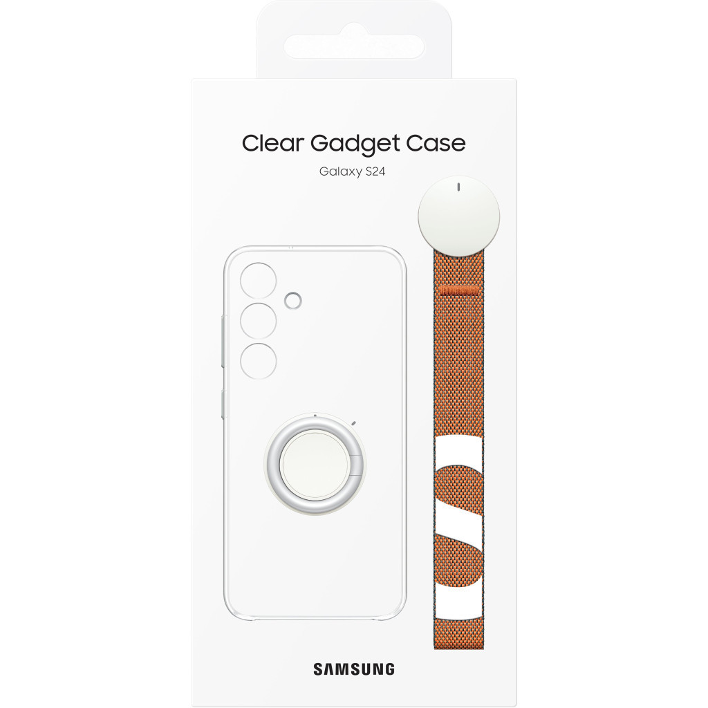 Чохол до мобільного телефона Samsung Galaxy S24 (S921) Clear Gadget Case Transparent (EF-XS921CTEGWW) - зображення 9