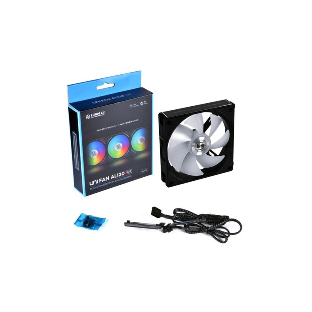 Кулер до корпусу Lian Li UNI Fan AL 120 Single Black (G99.12AL1B.00) - зображення 5