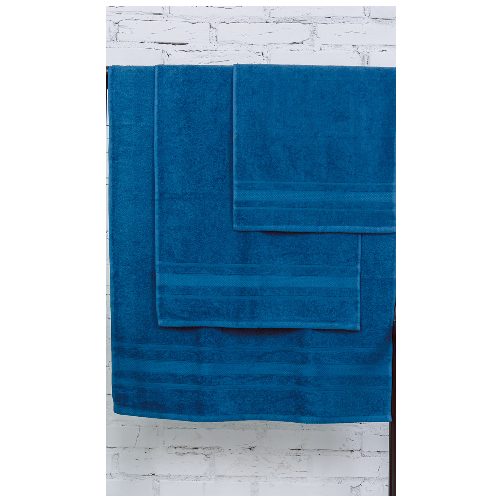 Рушник MirSon набір банний 5015 SoftNess Blueberry 50x90, 70x140, 100x150 (2200003182750) - зображення 2