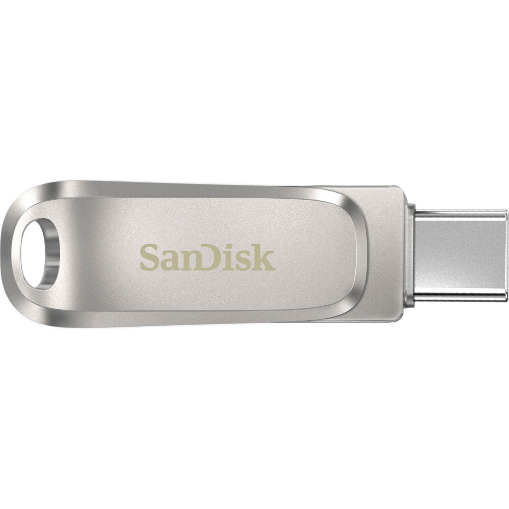 USB флеш накопичувач SanDisk 1TB Ultra Dual Luxe Silver USB 3.2/Type-C (SDDDC4-1T00-G46) - изображение 4