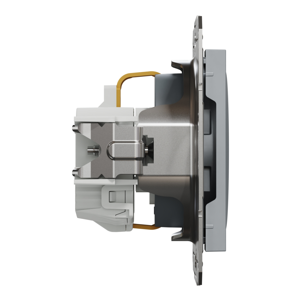Розетка Schneider Electric ASFORA со штор. сталь (EPH2900262) - изображение 3