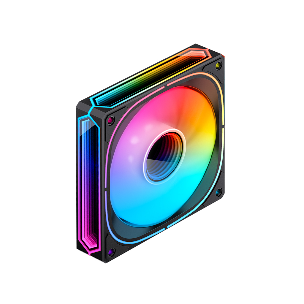 Кулер до корпусу JONSBO FR-505B ARGB Black - зображення 3