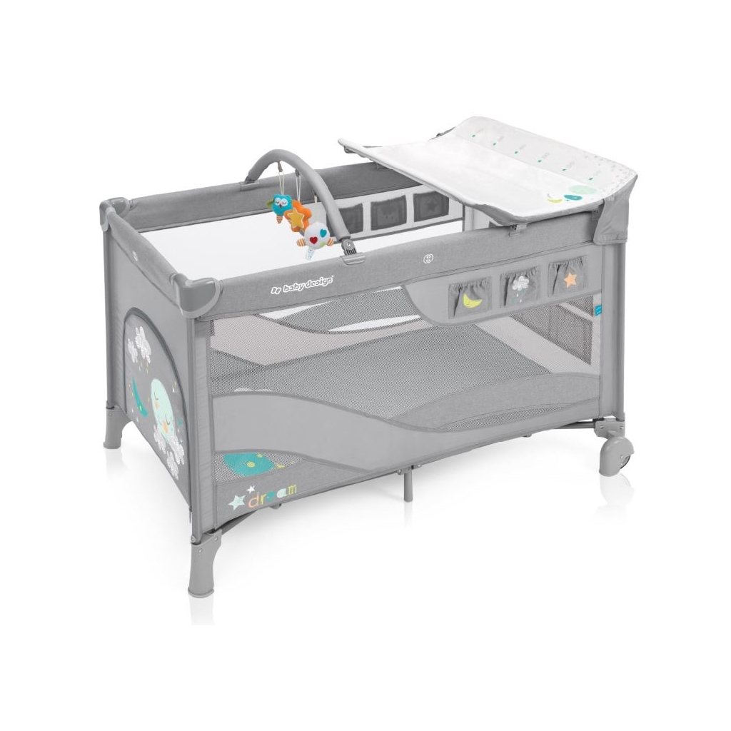 Дитячий манеж Baby Design Dream new 07 light gray (292767) - зображення 1