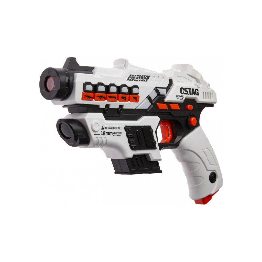 Набір лазерної зброї Canhui Toys Laser Guns CSTAG (2 пістолети + 2 жилети) (BB8913F) - зображення 2