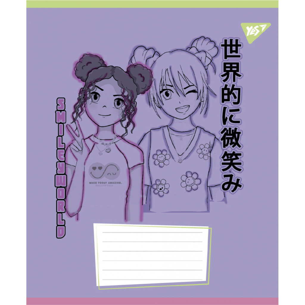 Зошит Yes Smiley World Cool А5 12 аркушів клітинка (767658) - зображення 6