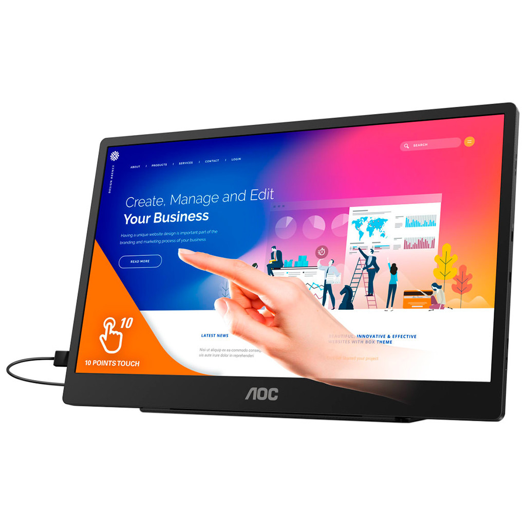 Монітор AOC 16T2 - зображення 3