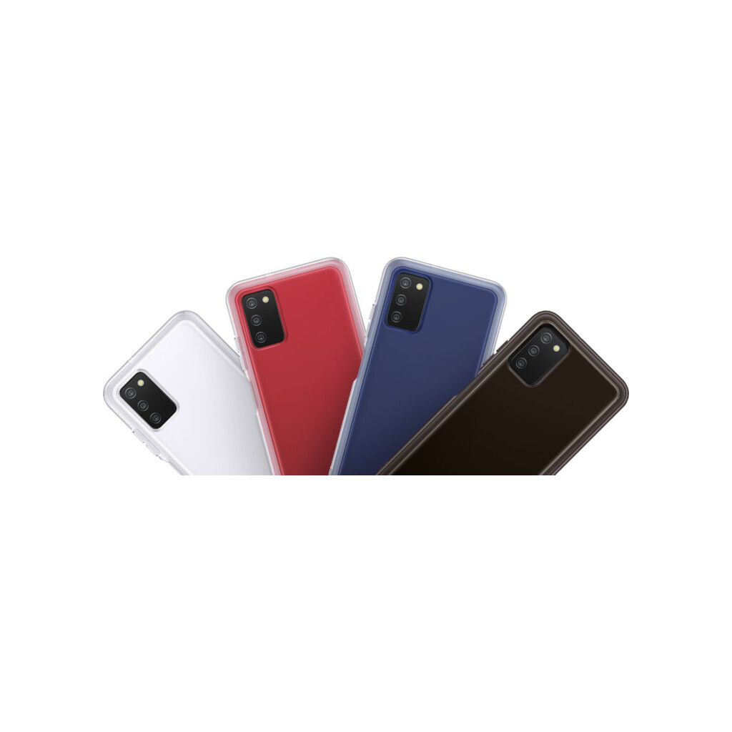 Чохол до мобільного телефона Samsung Soft Clear Cover Galaxy A03s (A037) Black (EF-QA037TBEGRU) - зображення 5