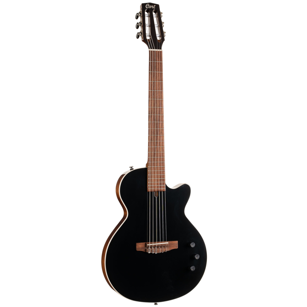 Silent-гітара Cort Sunset Nylectric II Black - зображення 1