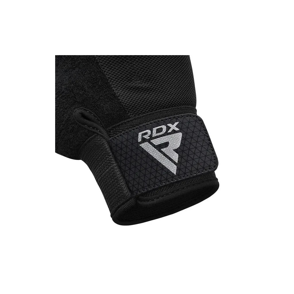 Рукавички для фітнесу RDX W1 Full Finger Plus Black M (WGA-W1FB-M+) - изображение 8