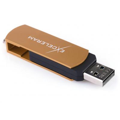 USB флеш накопичувач eXceleram 64GB P2 Series Brown/Black USB 2.0 (EXP2U2BRB64) - зображення 5