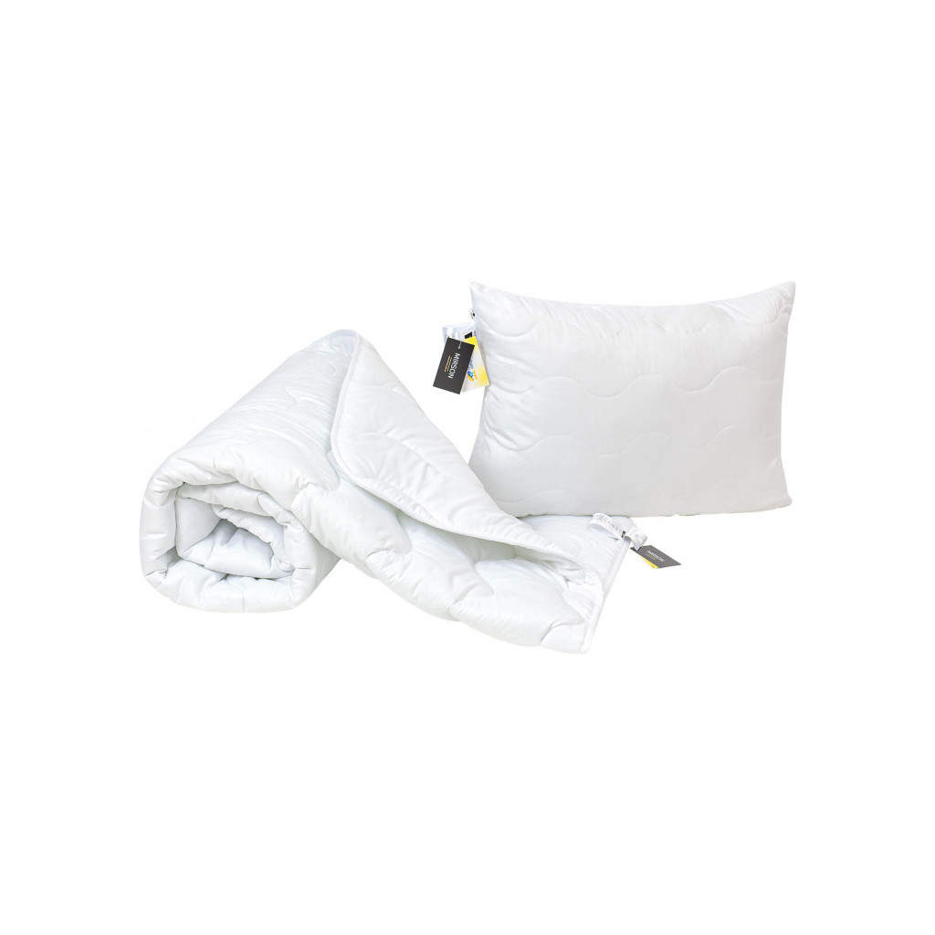 Ковдра MirSon Набір з Тенсел Всесезонний №1669 Eco Light White Ковдра + по (2200002657518) - зображення 1