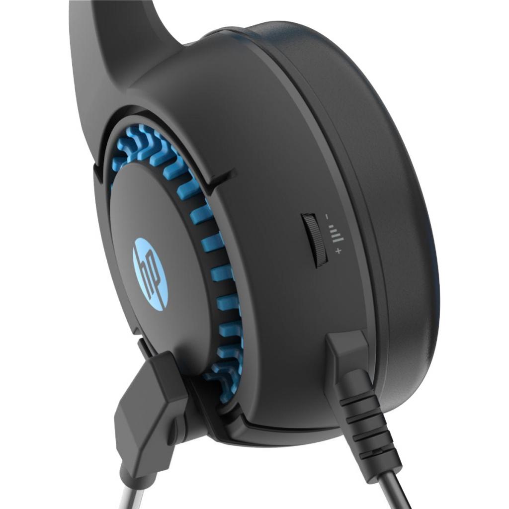 Навушники HP DHE-8011UM Gaming Blue LED Black - зображення 5