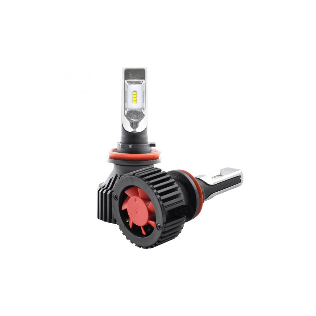 Автолампа SOLAR H11 12/24V 6500K 8000Lm 60W ZES Chip (8311) - зображення 2