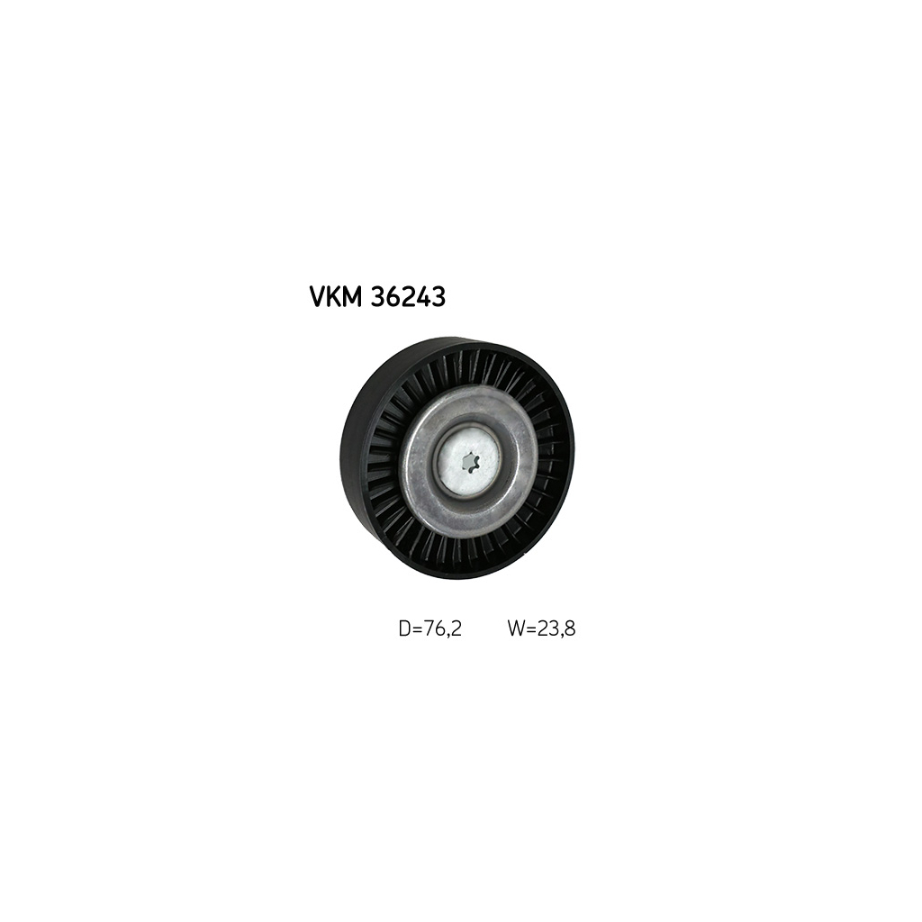 Ролик натягувача ременя SKF VKM 36243 - зображення 1