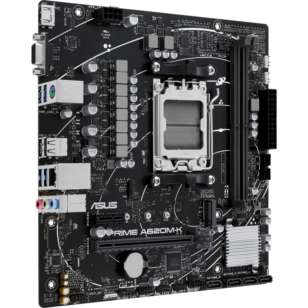 Материнська плата ASUS PRIME A620M-K - зображення 3