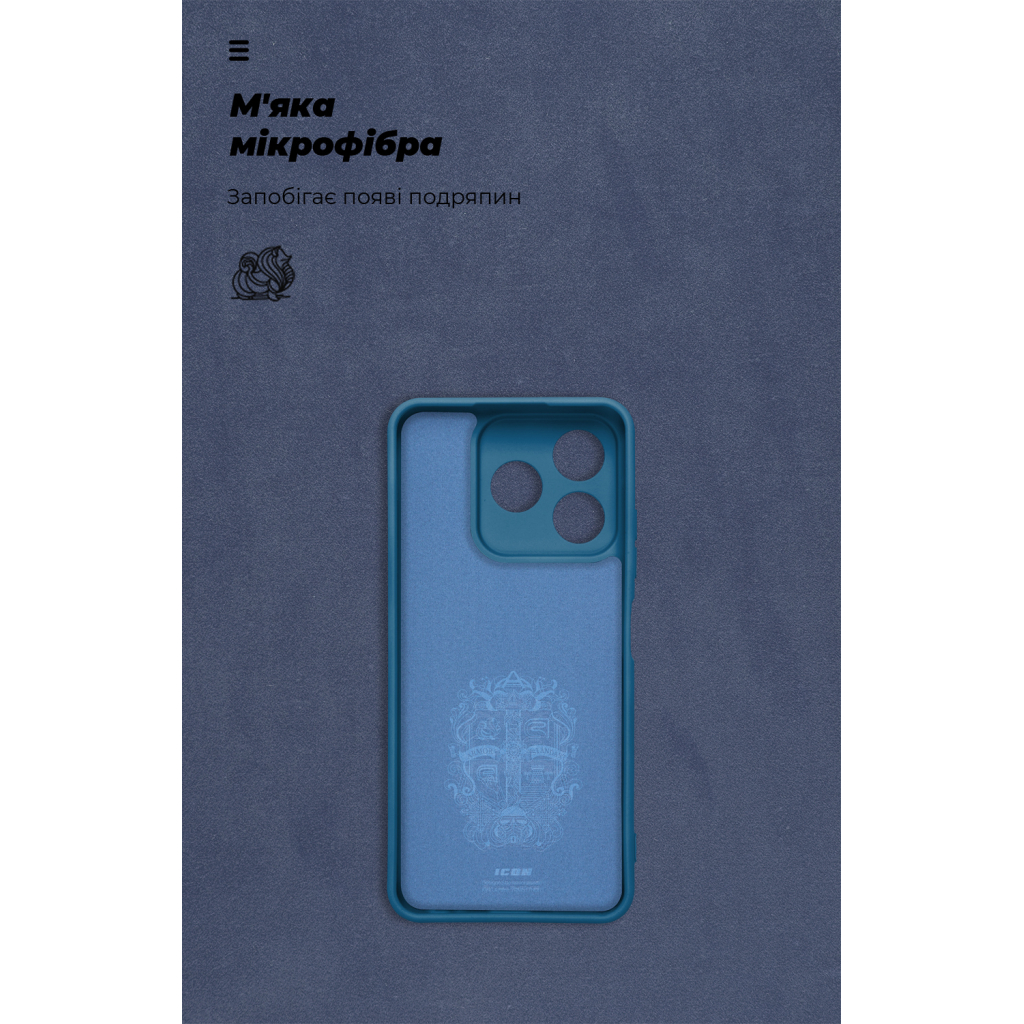 Чохол до мобільного телефона Armorstandart ICON ZTE Nubia V60 Camera cover Dark Blue (ARM78977) - зображення 4