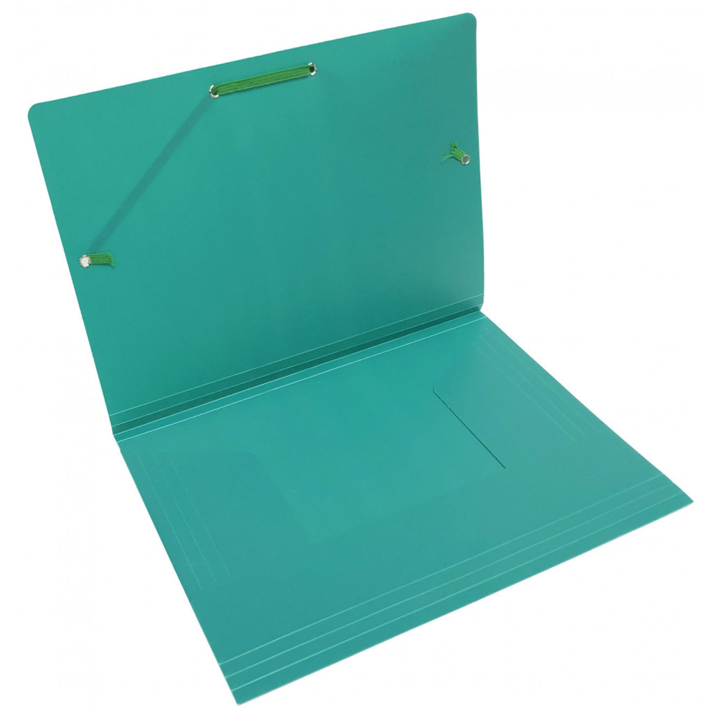 Папка на резинках H-Tone А4, зелена (FOLD-HT-JJ40941-G) - зображення 2