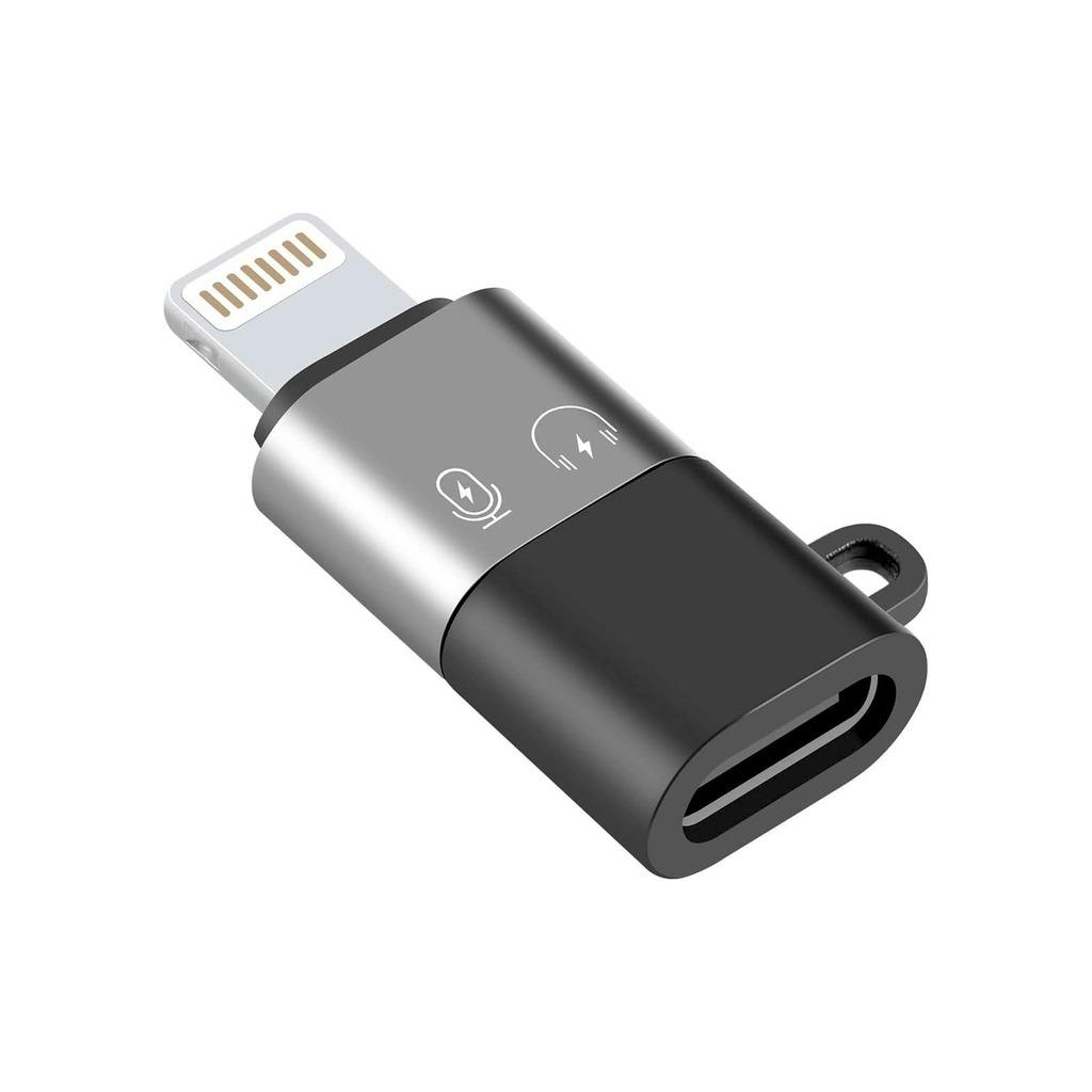 Перехідник USB-C F to Lightning M charger-audio XoKo (AC-029) - изображение 1