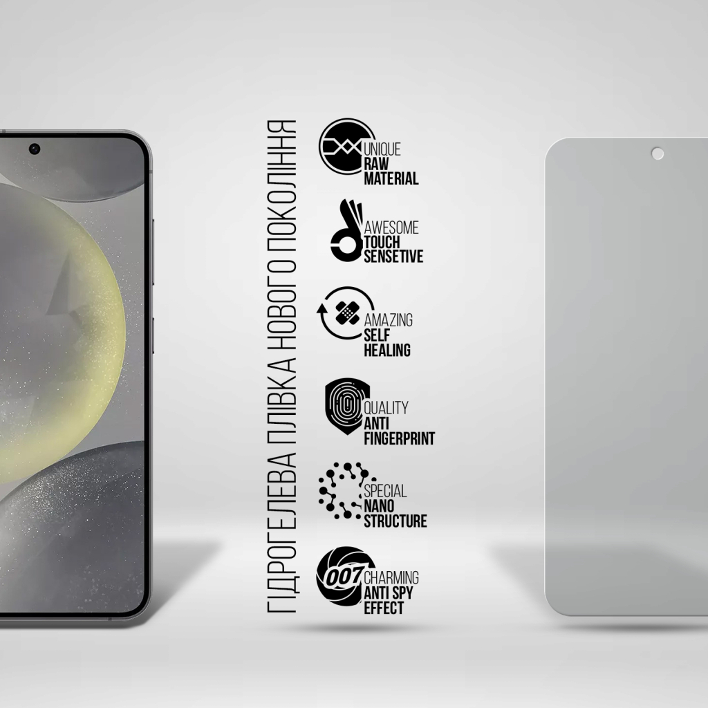 Плівка захисна Armorstandart Anti-spy Samsung S24 FE (ARM76984) - изображение 2