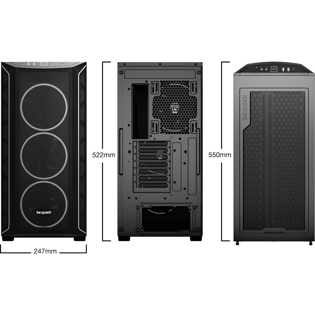 Корпус Be quiet! SHADOW BASE 800 FX Black (BGW63) - зображення 11